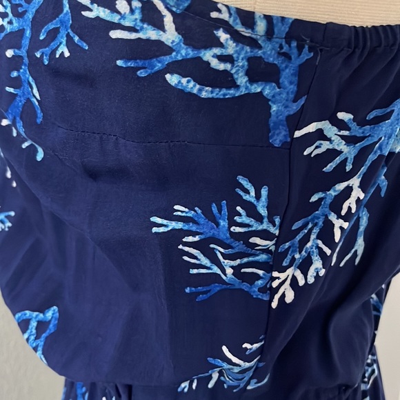 Old Navy Coral Print Spaghetti Strap Sleeveless Mini Dress - Picture 5 of 16